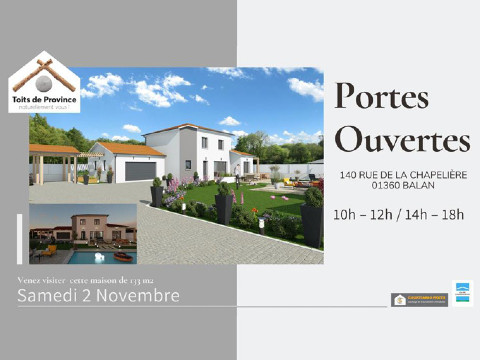 Portes ouvertes le samedi 2 novembre à Balan !